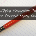 Notifying Responsible Party for Personal Injury Claim